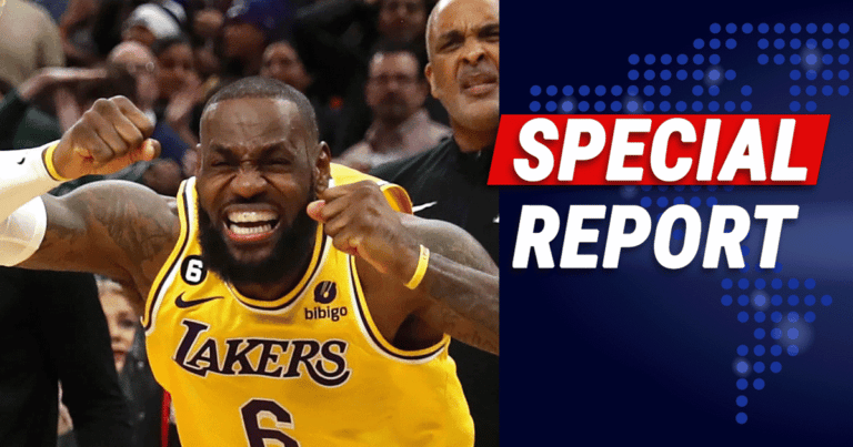 King James Humiliates Himself on Live TV – LeBron Flops on the Floor After He Doesn’t Get the Call